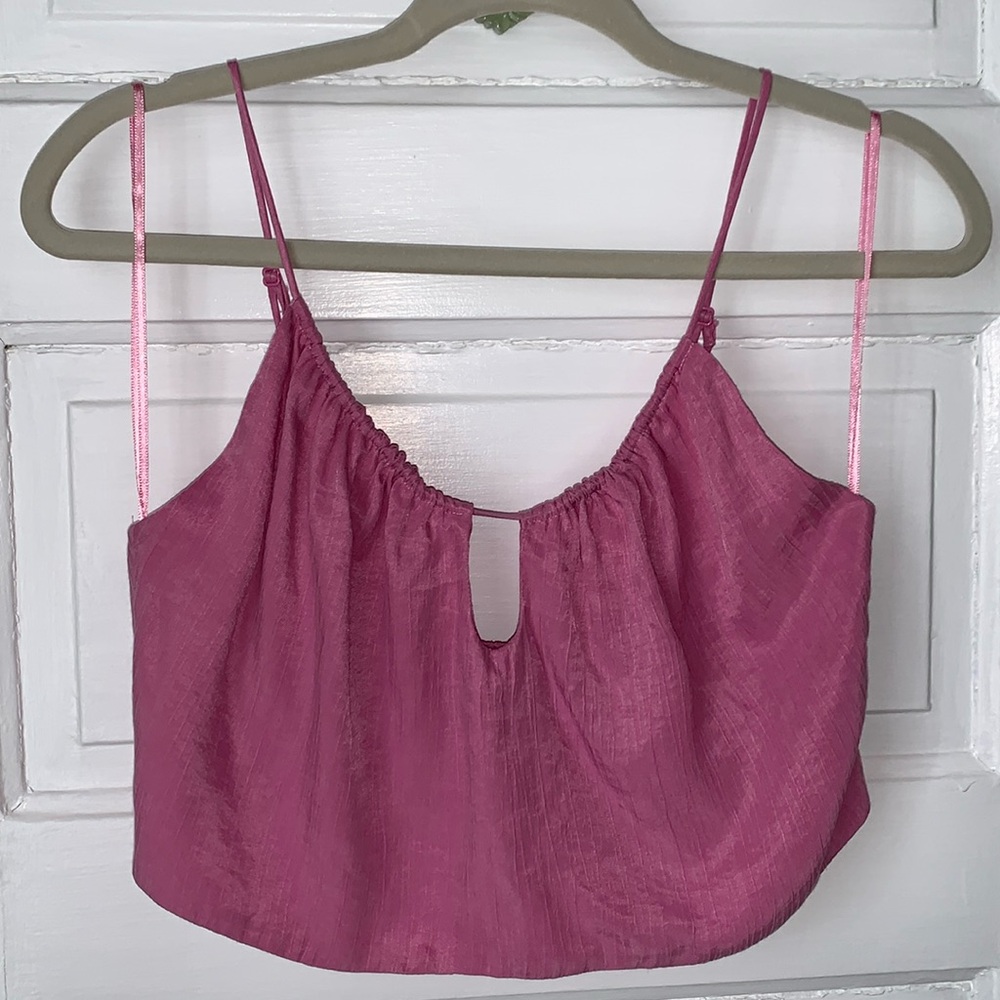 Pink Sleeveless Top